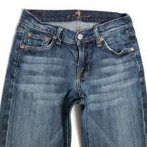 7 for all Mankind BOOT CUT Low Rise Jeans 25 31